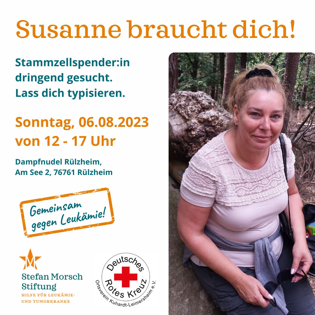 Susanne Stammzellenspende Leukämie Rülzheim Dampfnudel
